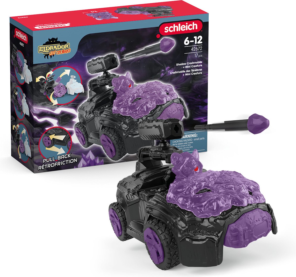 Schleich Eldrador Shadow Crashmobil mit Mini-Kreatur