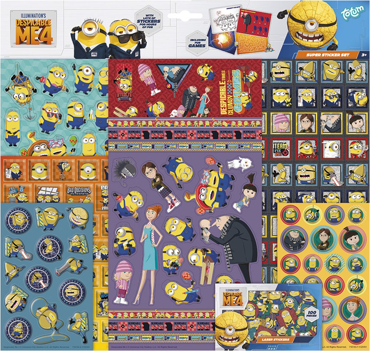 Tölle Schergen Stickerset XL