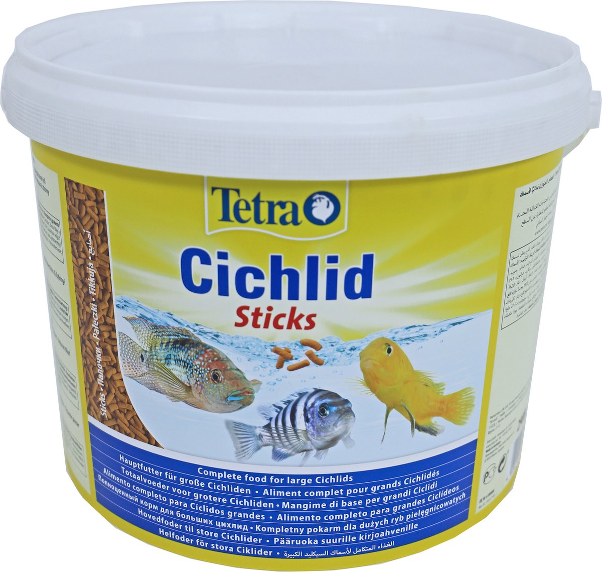 Tetra Fischfutter Cichlid Sticks Eimer - 10 l