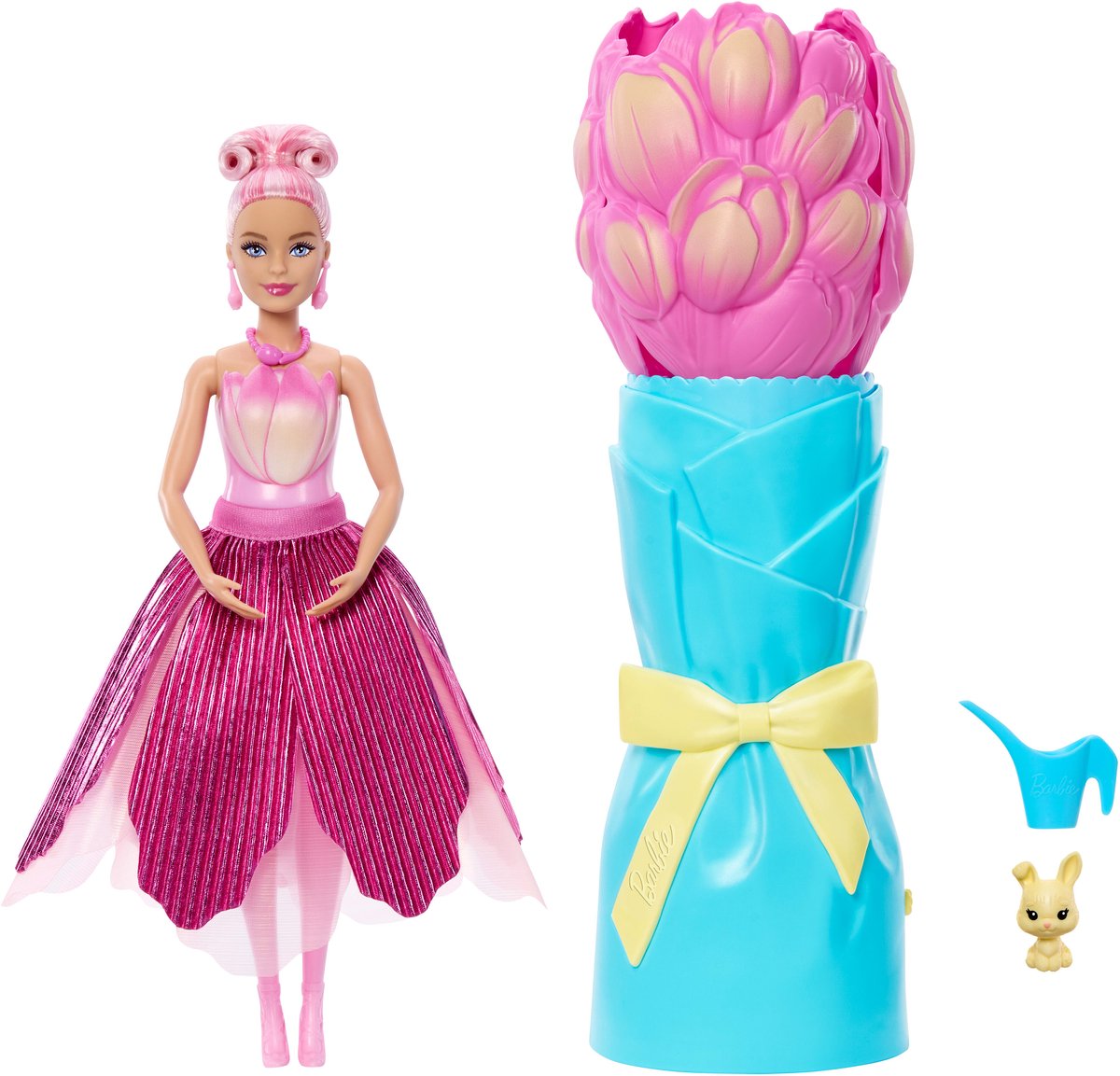 Barbie enthüllt Blumenüberraschung rosa Tulpe