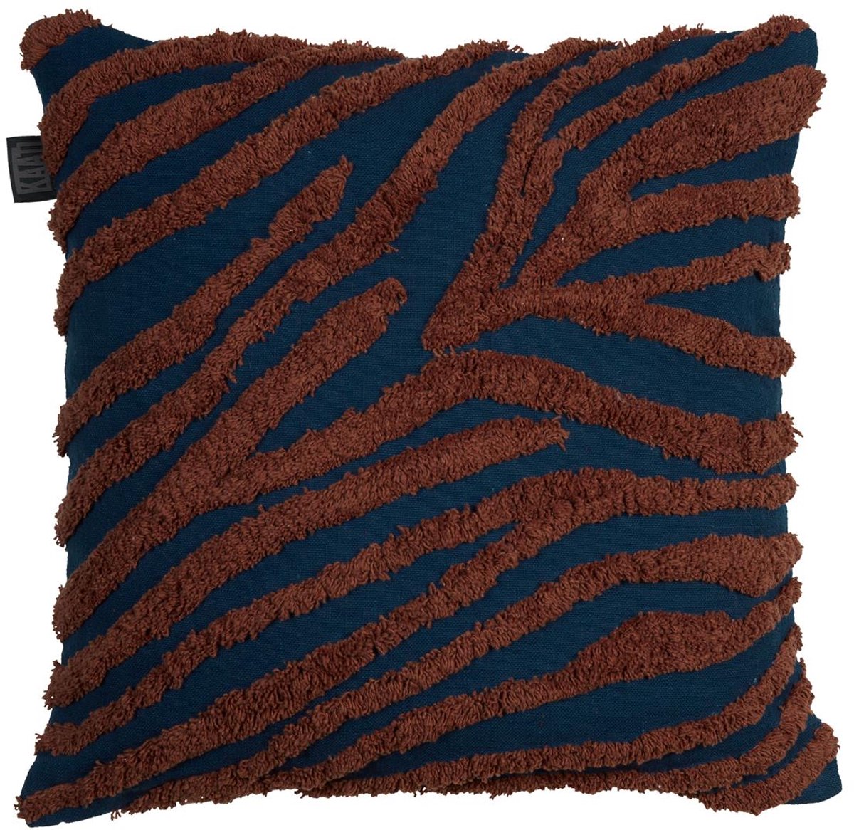 Kaat amsterdam marty sierkussen - 45x45 cm - blauw