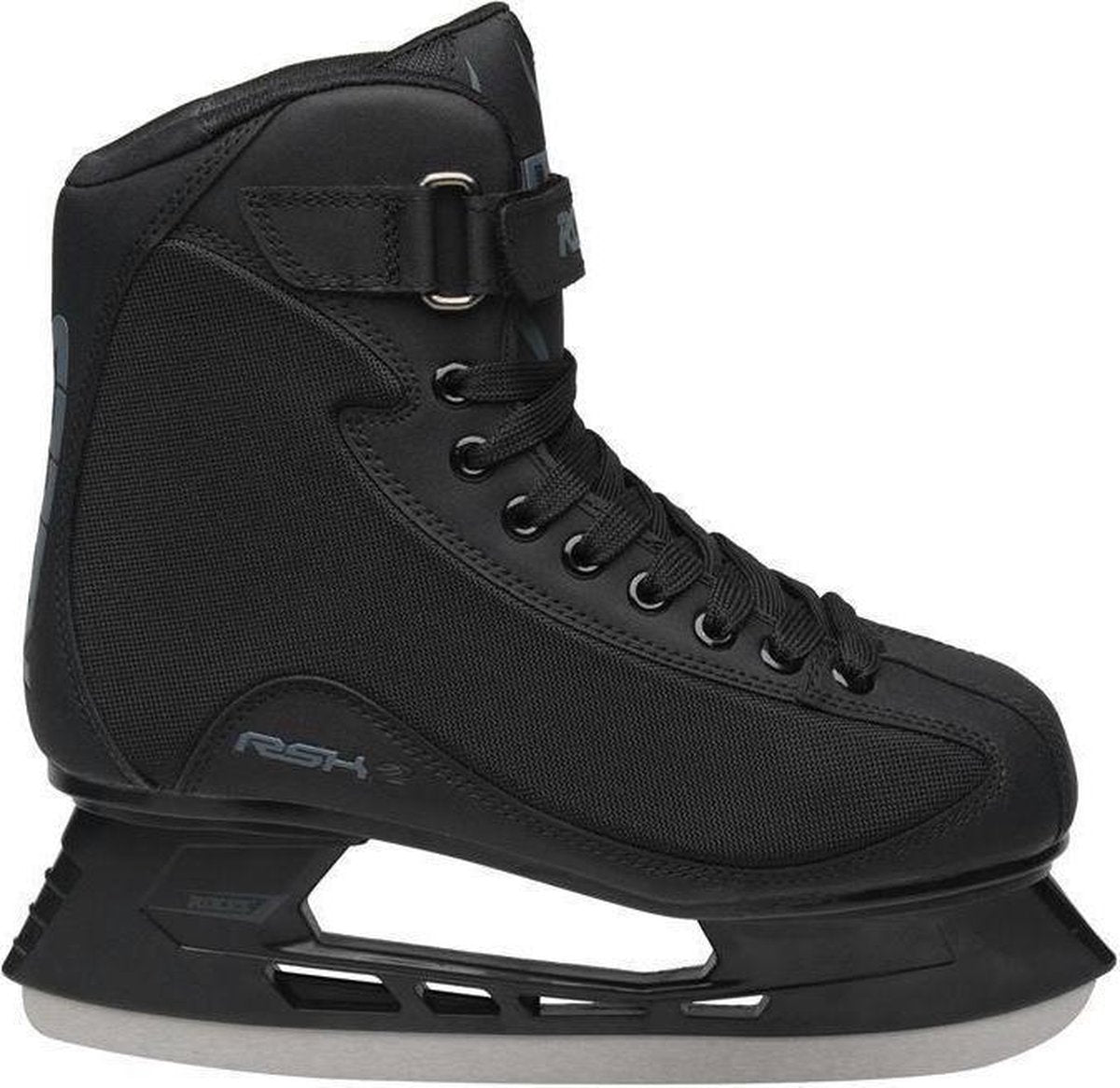 Roces – RSK 2 – Eishockey-Schlittschuhe – Schlittschuhe Herren – Schwarz – stabile Konstruktion aus Edelstahl und Eisen – Größe EU 46