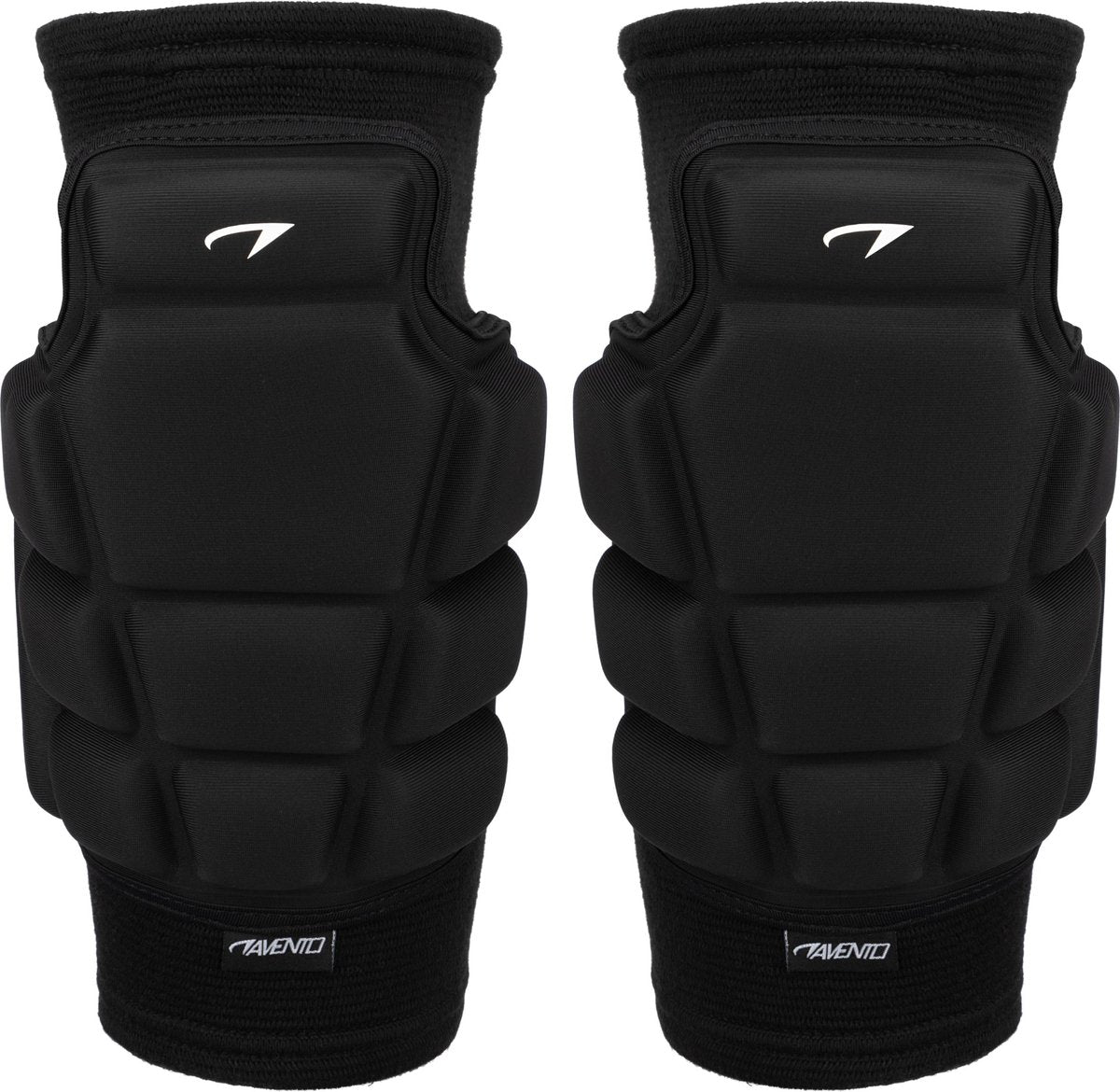 Avento kniebeschermers - indoor sport knie beschermers - zwart - maat m