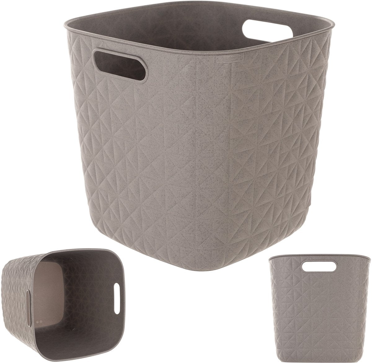 Curver Softex Aufbewahrungskorb Würfel 15l Taupe
