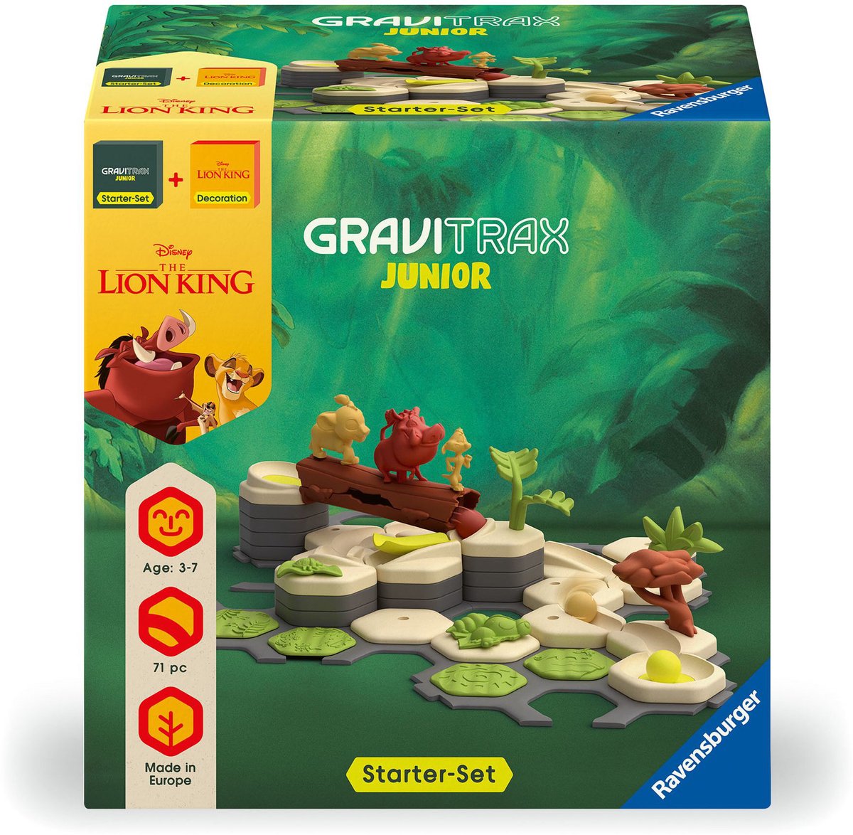Ravensburger Gravitrax Junior-Starterset „König der Löwen“.