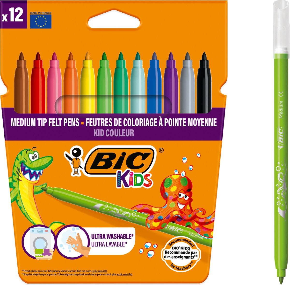 BIC Kids Kid Couleur, 12st.