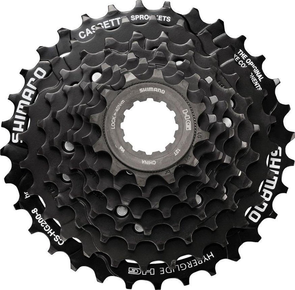 Shimano benelux b.v. Shimano ECSHG2008232T Kassette CS-HG200 TX 8 Geschwindigkeit 11-32