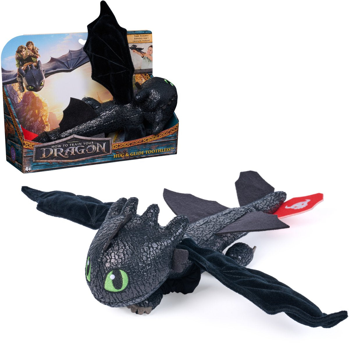 Drachenzähmen leicht gemacht mit zahnlosem Plüsch (30 cm)