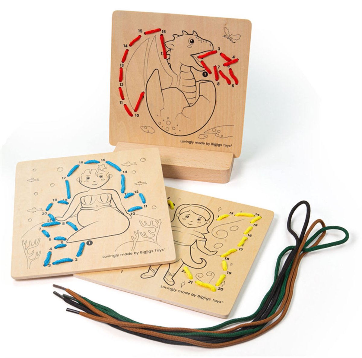 Bigjigs-Linien mit mythischen Zahlen