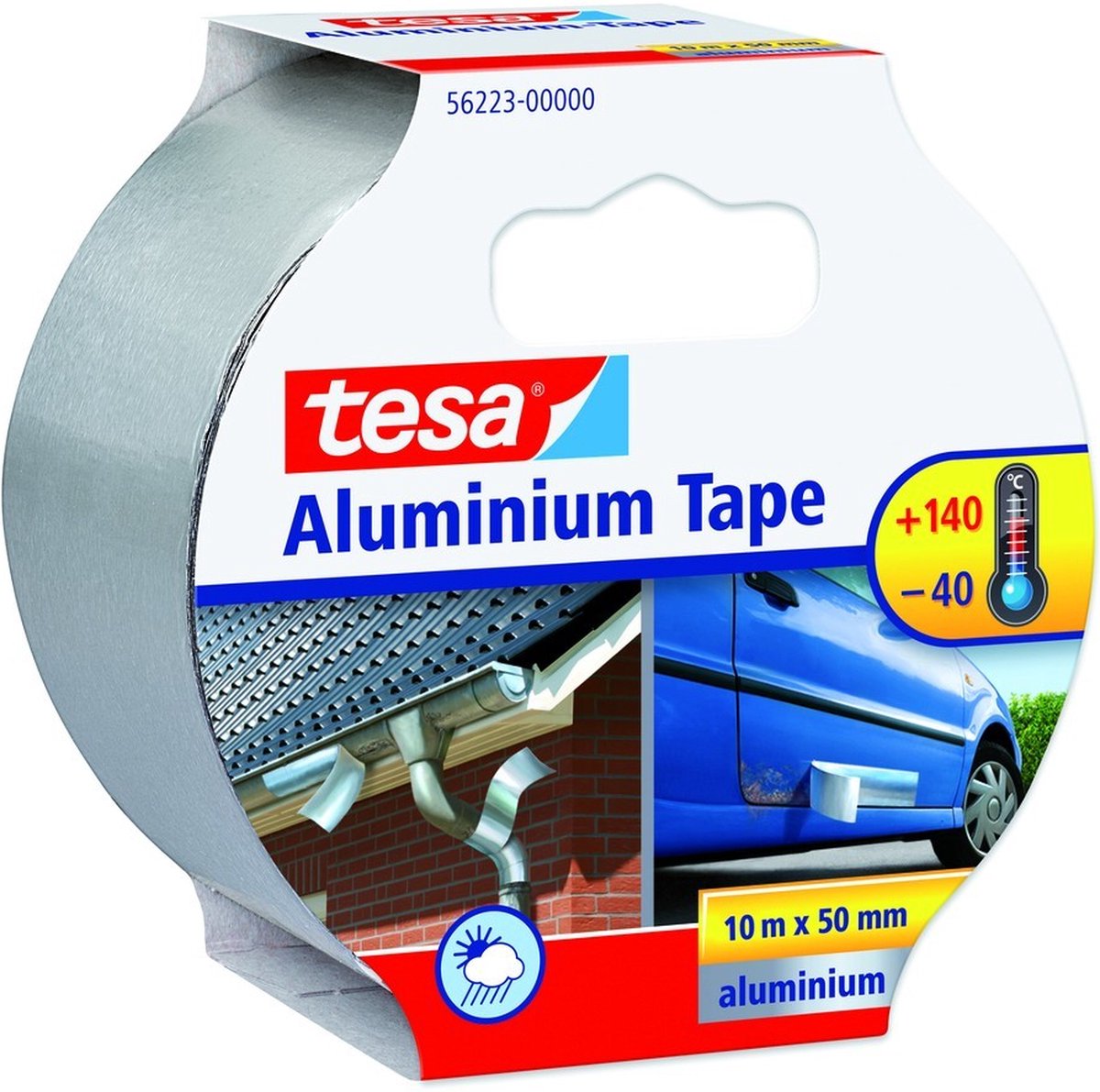 Tesa 56223-00000-11 Aluminiumband Silber (L x B) 10 m x 50 mm 1 Stück