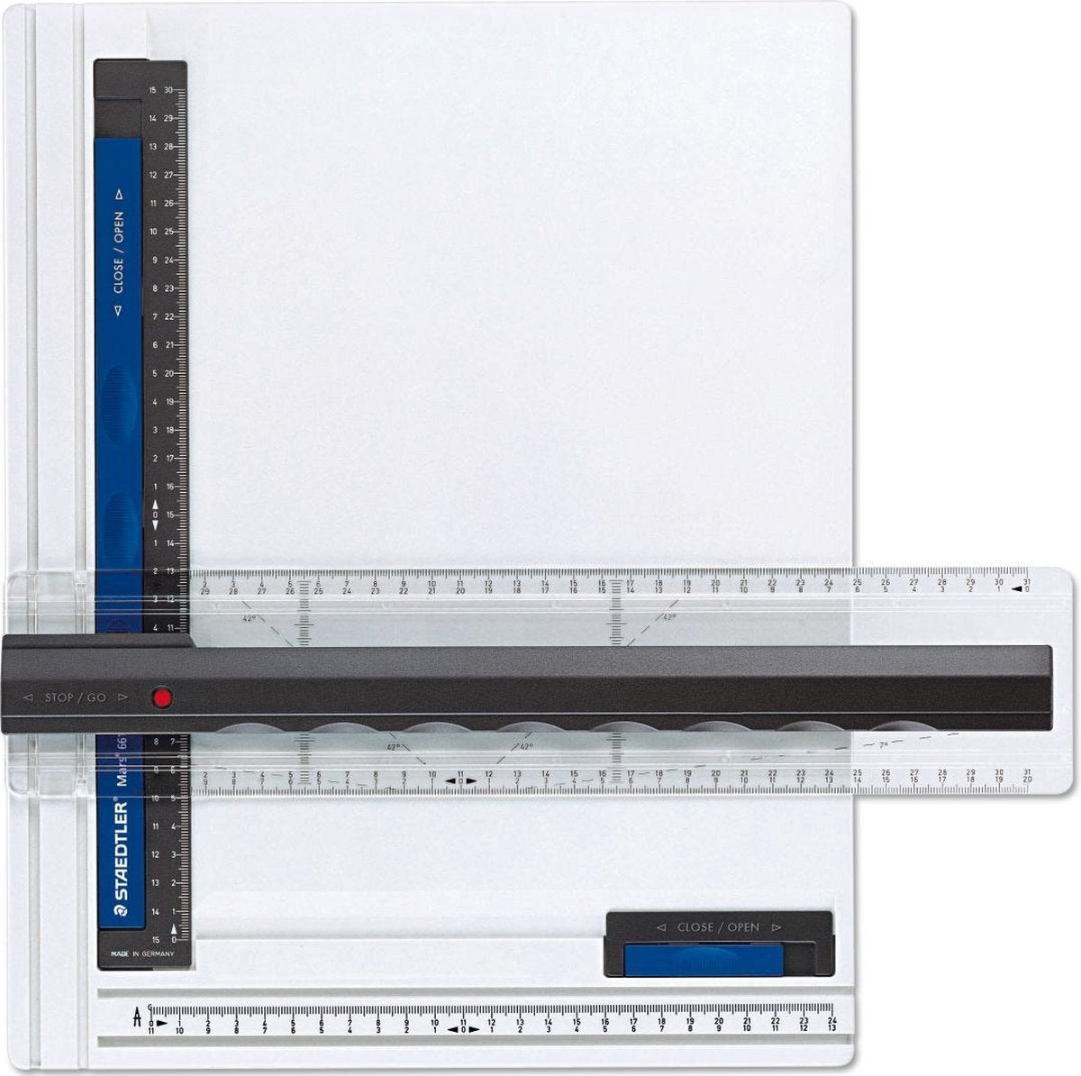 Staedtler - Zeichenbrett Mars 661 - mit parallelem Zeichenlineal - A4
