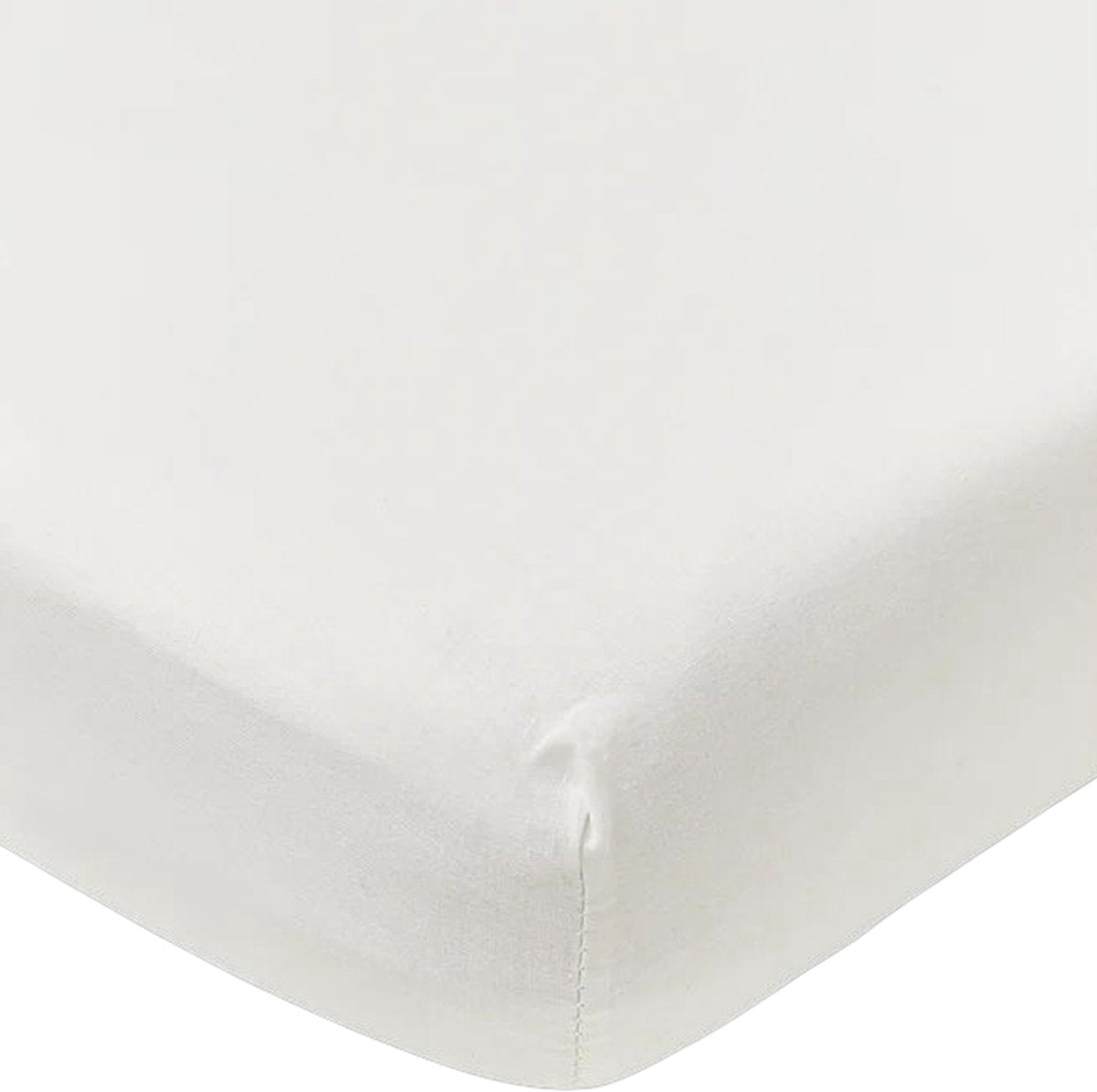 Meyco Baby Uni Spannbettlaken – weiß – 40 x 80 cm