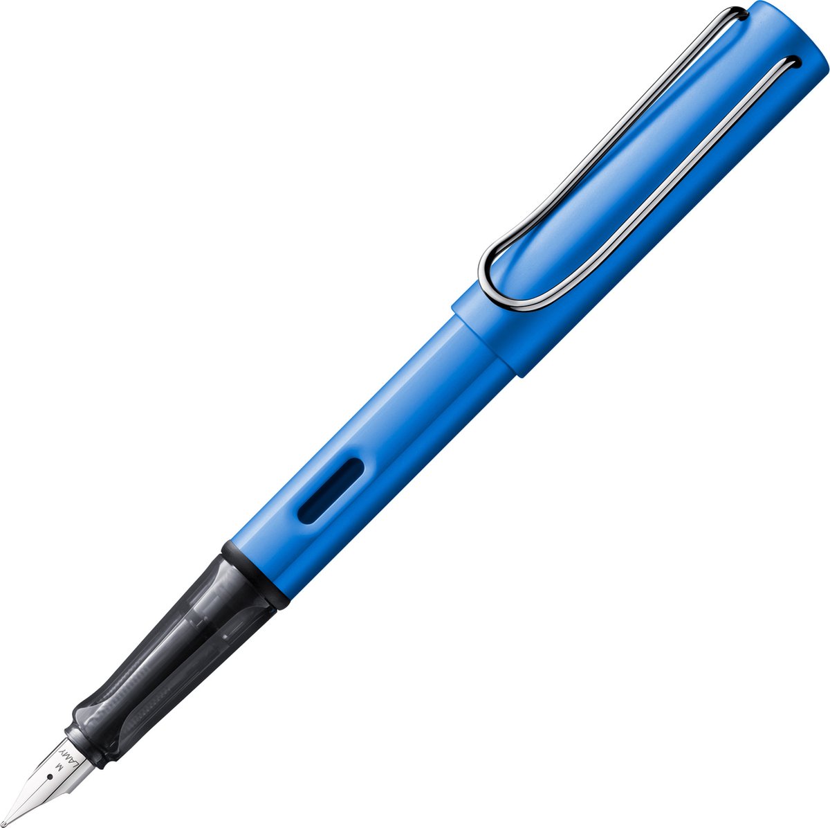 Lamy al-star ozeanblauer Füllfederhalter | Aluminiumgehäuse | ergonomischer Griff | Stahlfeder ef | inklusive T10 blauer Tintenpatrone