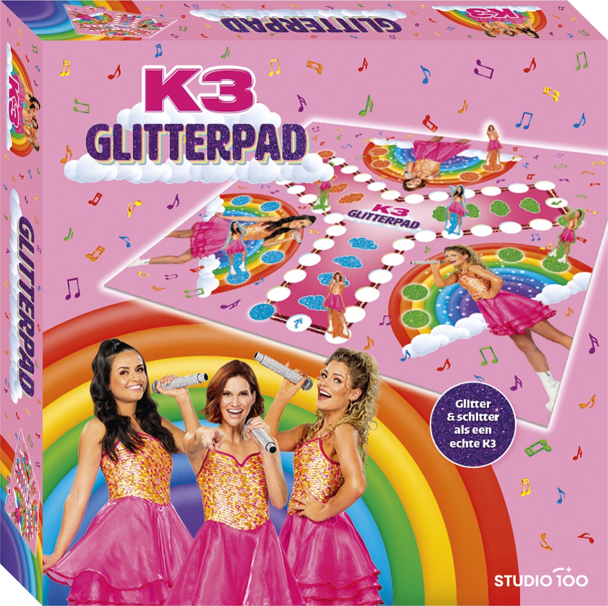 Studio 100 K3 Brettspiel – Glitzerpfad