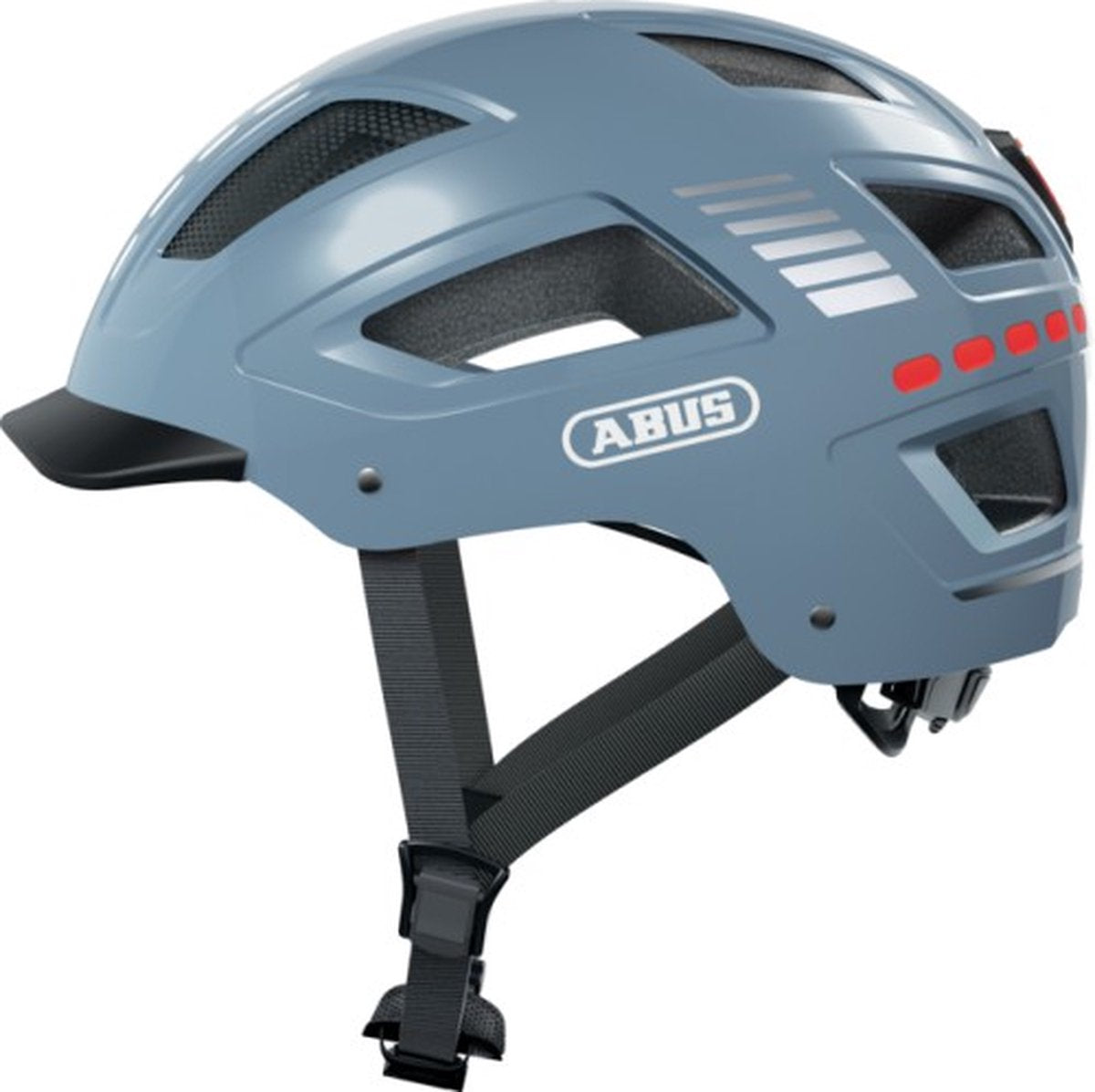 Abus Helm Hyban 2.0 LED Signal Glacier XL 58-63cm