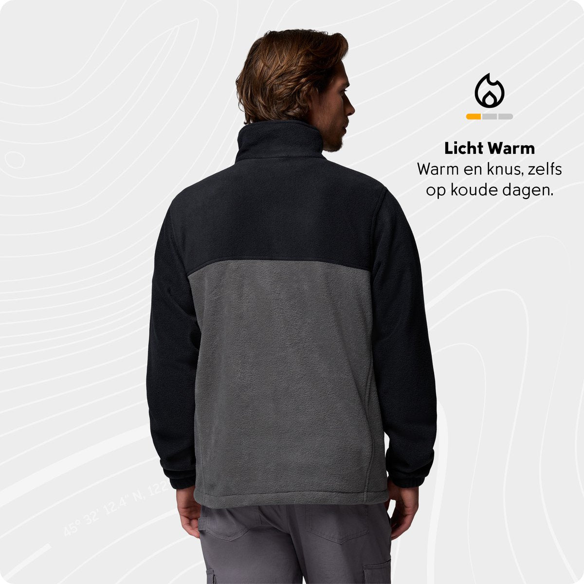 Columbia Steens Mountain™ Full Zip 2.0 Fleecejacke Herren – Fleecejacke mit durchgehendem Reißverschluss – Fleeceweste – Schwarz – Größe M
