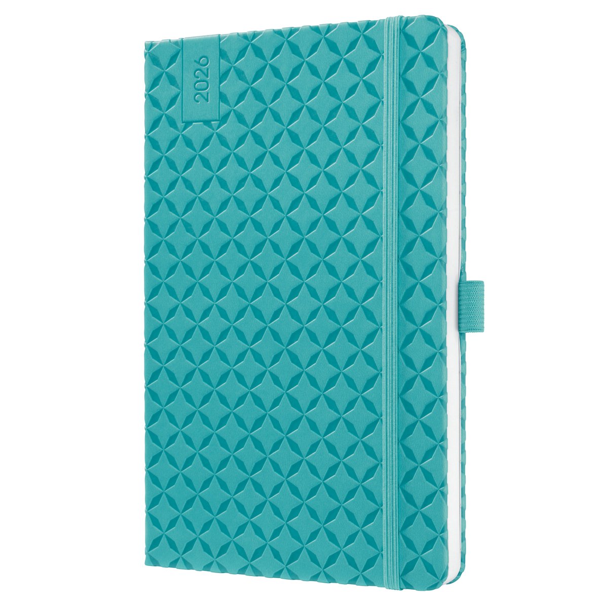 Sigel weekagenda flair 2026 - formaat a5 - aqua green - hardcover - si-j6103