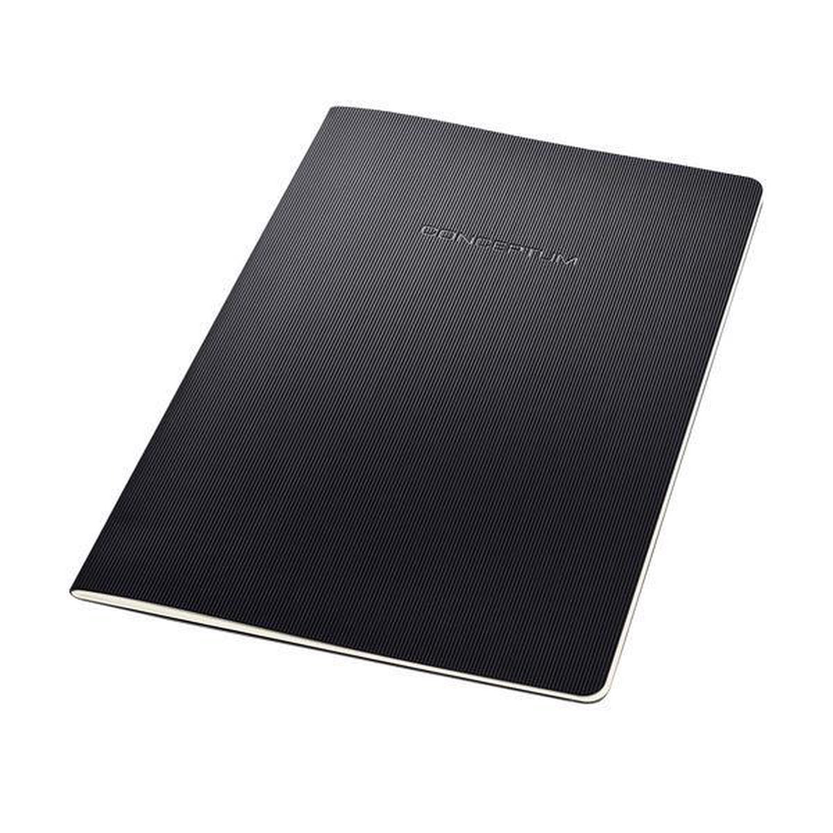 Sigel Notizbuch – Conceptum – A4 – schwarz – Softcover – 64 Seiten – 80 Gramm – Linie – si-co861