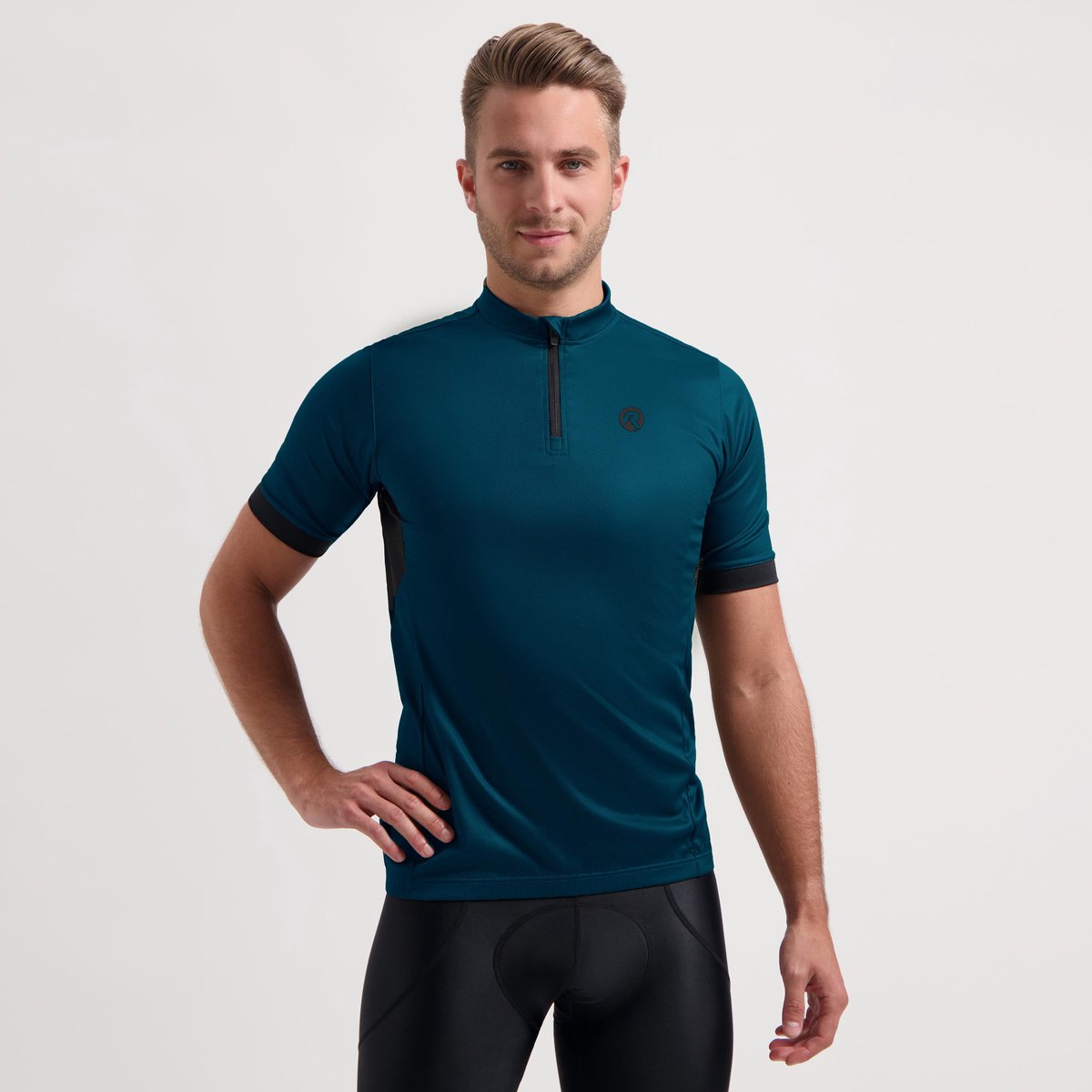 Rogelli core fietsshirt heren - korte mouwen - donkerblauw - 3xl