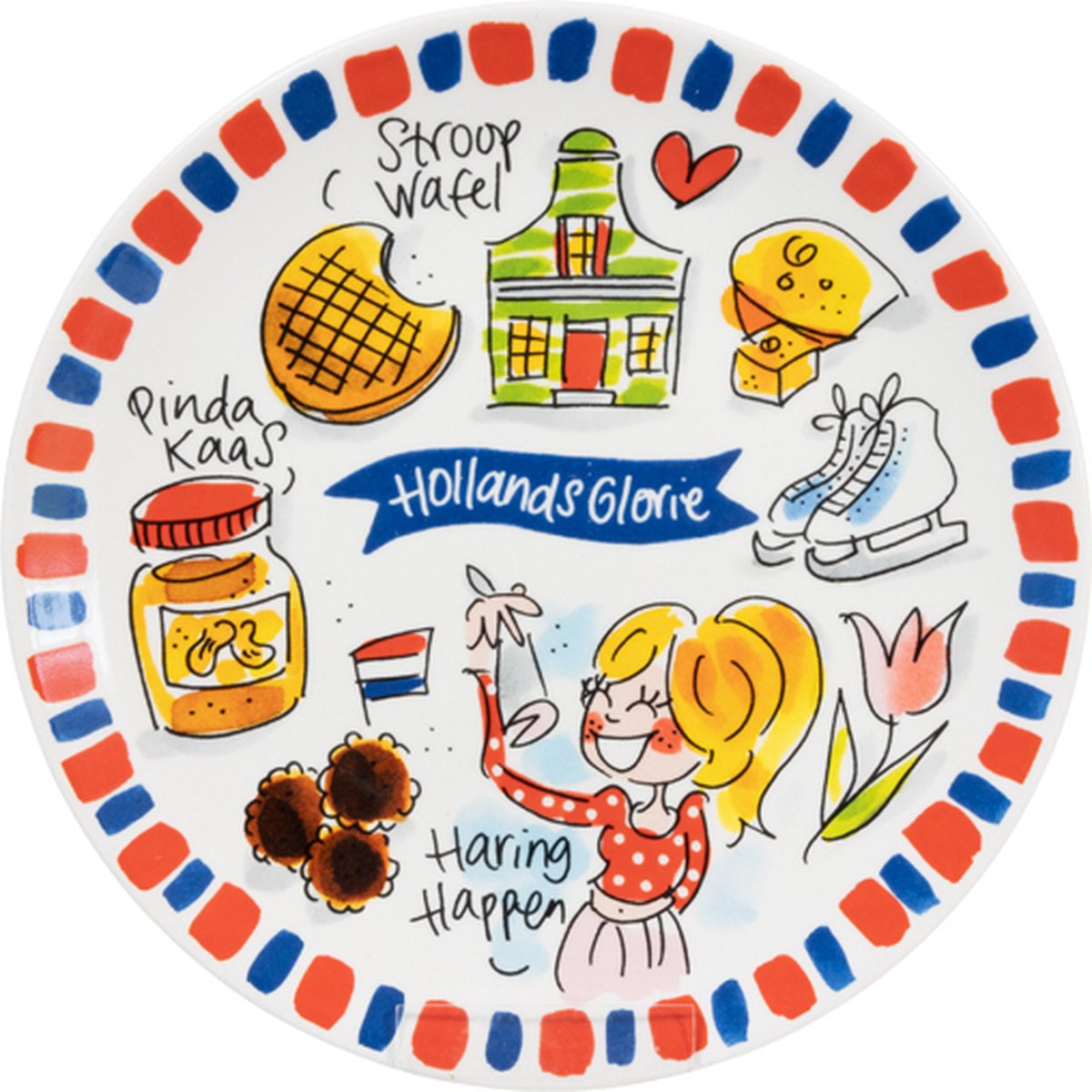 Blond amsterdam specials hollands glorie bord ø18cm