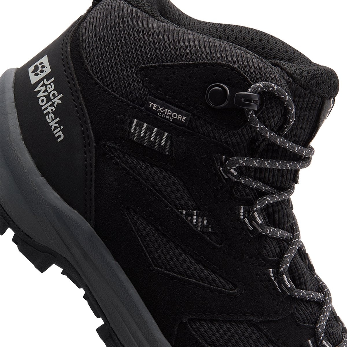 Jack Wolfskin Vojo Tour Texas Mid K Kinder Wanderschuhe-Phantom