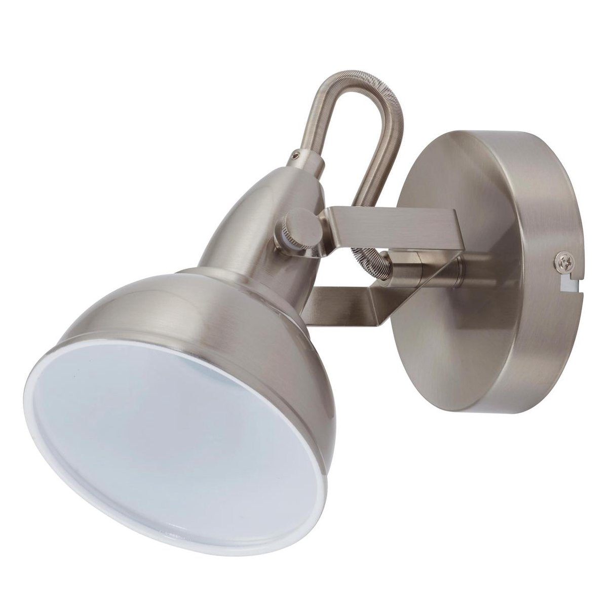 Briloner Leuchten Soft - Wandleuchte - Deckenstrahler - 1-flammig - schwenk- und neigbarer Strahler - Vintage-Retro-Design - max. 40 Watt - 15,6 x 10 cm