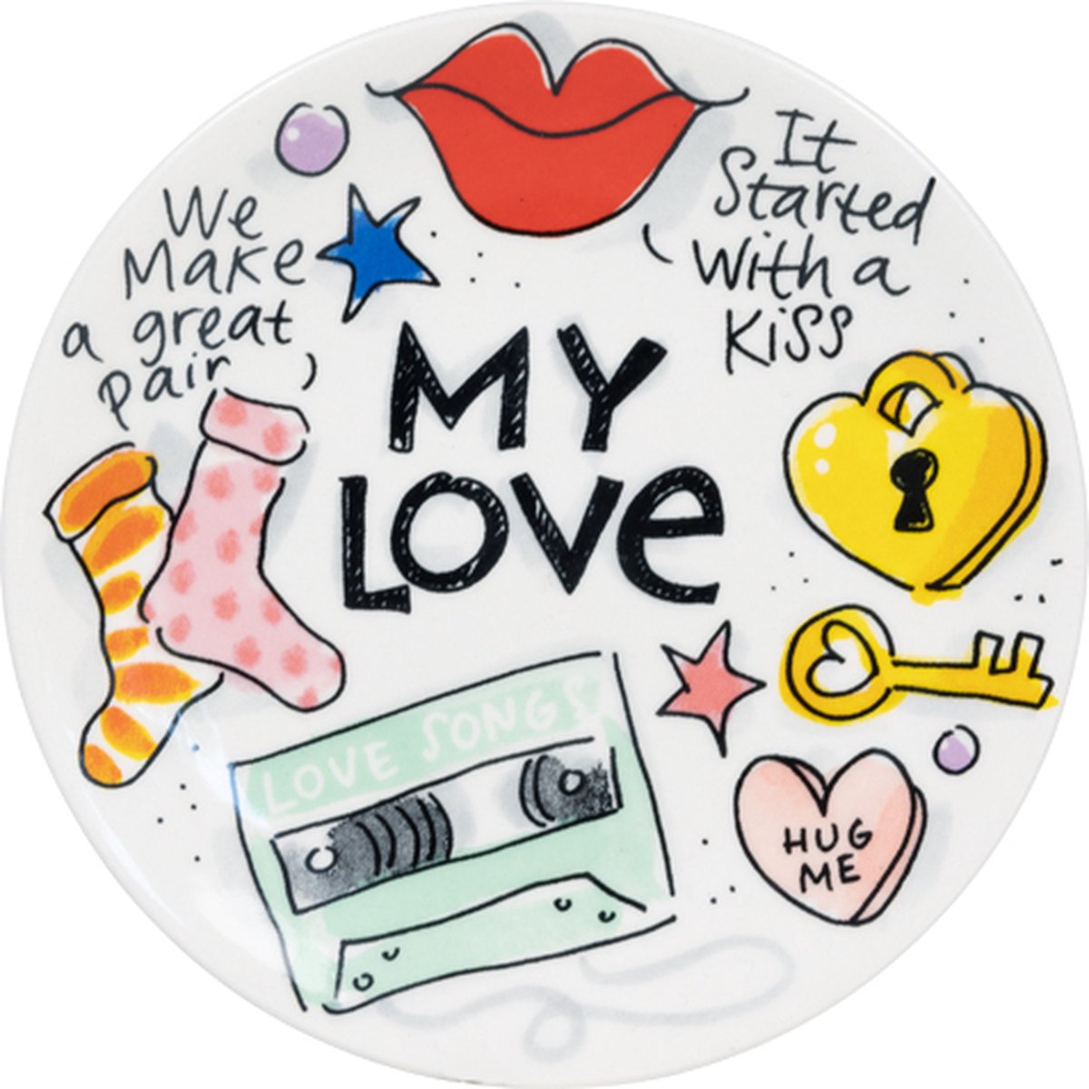 Blond amsterdam , specials, love plate 12 cm