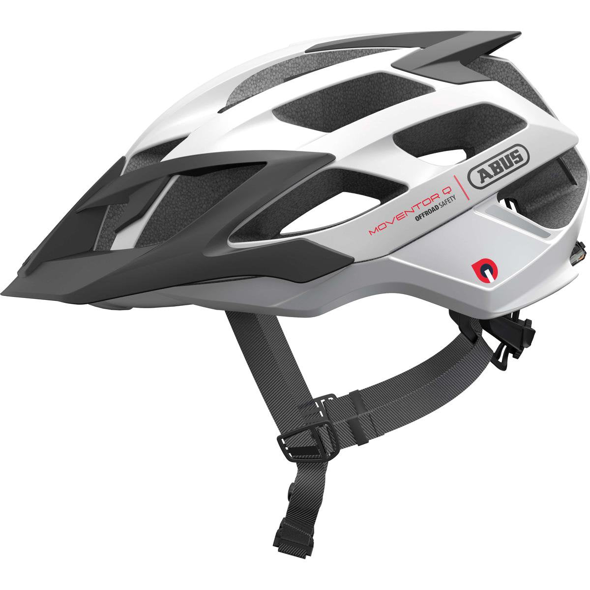 Abus Helm Movent Gold Quin polar Weiß L 57-61 cm