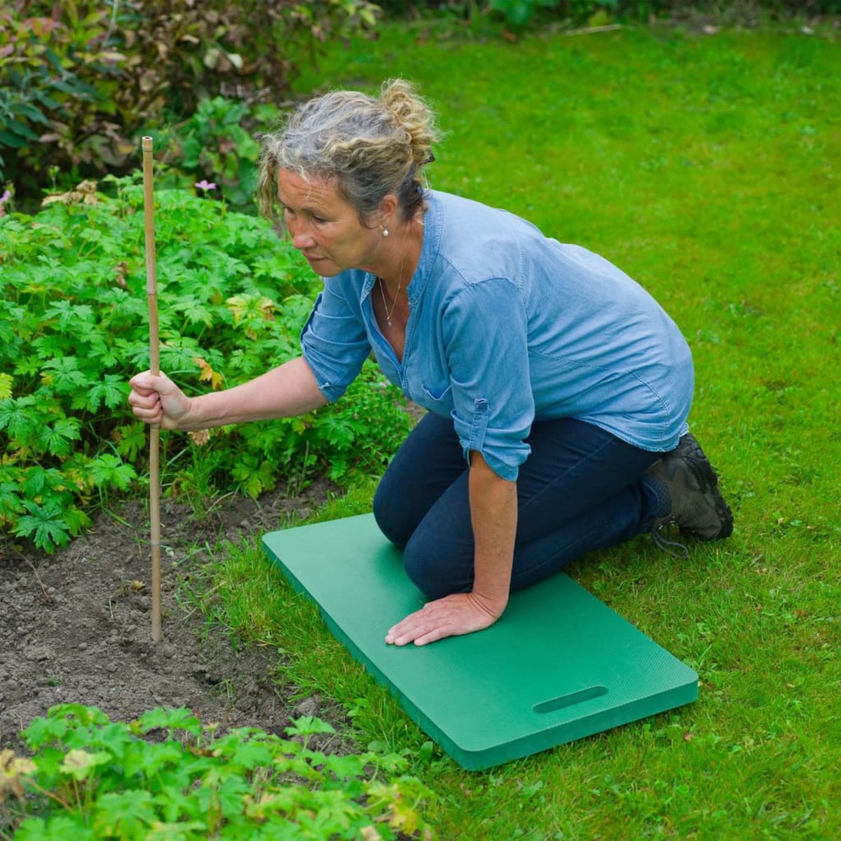 Naturkniekissen xl grün