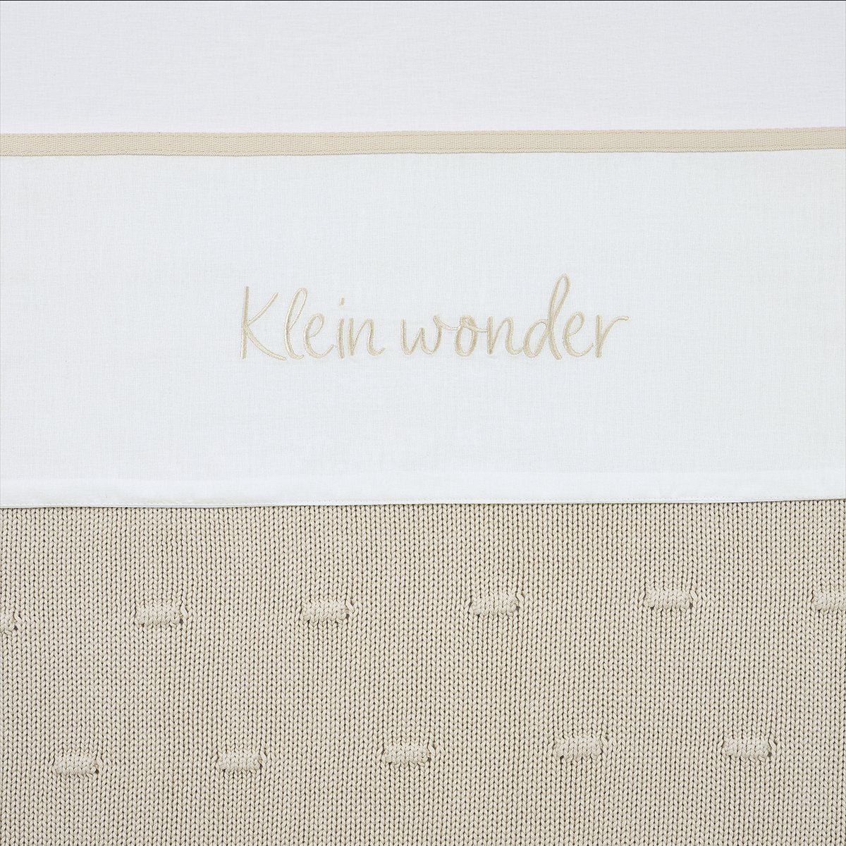 Meyco Baby-Kleinwunder-Bettlaken – weicher Sand – 100 x 150 cm – 0,3 Tog