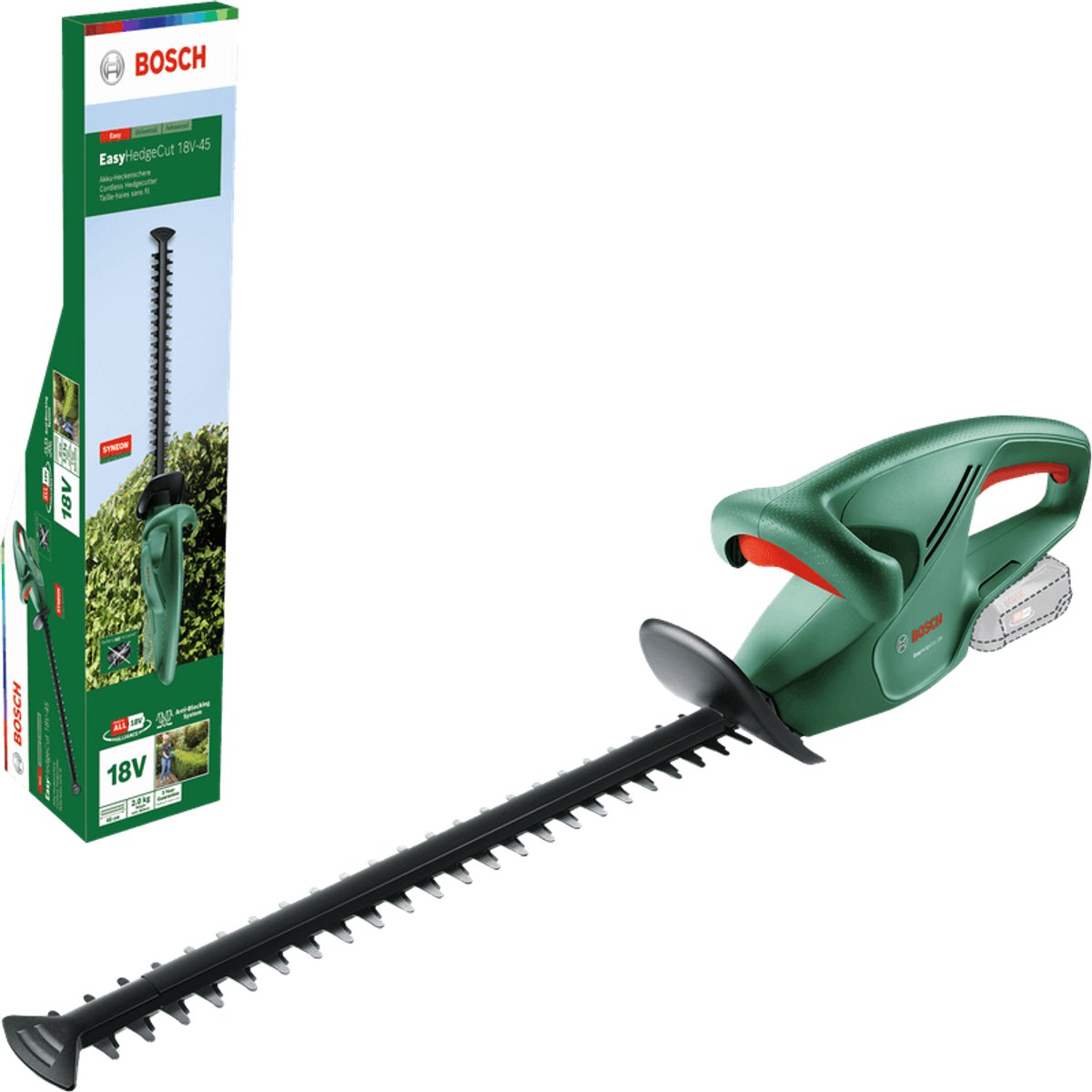 Bosch Easyhedgecut 18-45 Heckenschere – ohne 18 V Akku und Ladegerät
