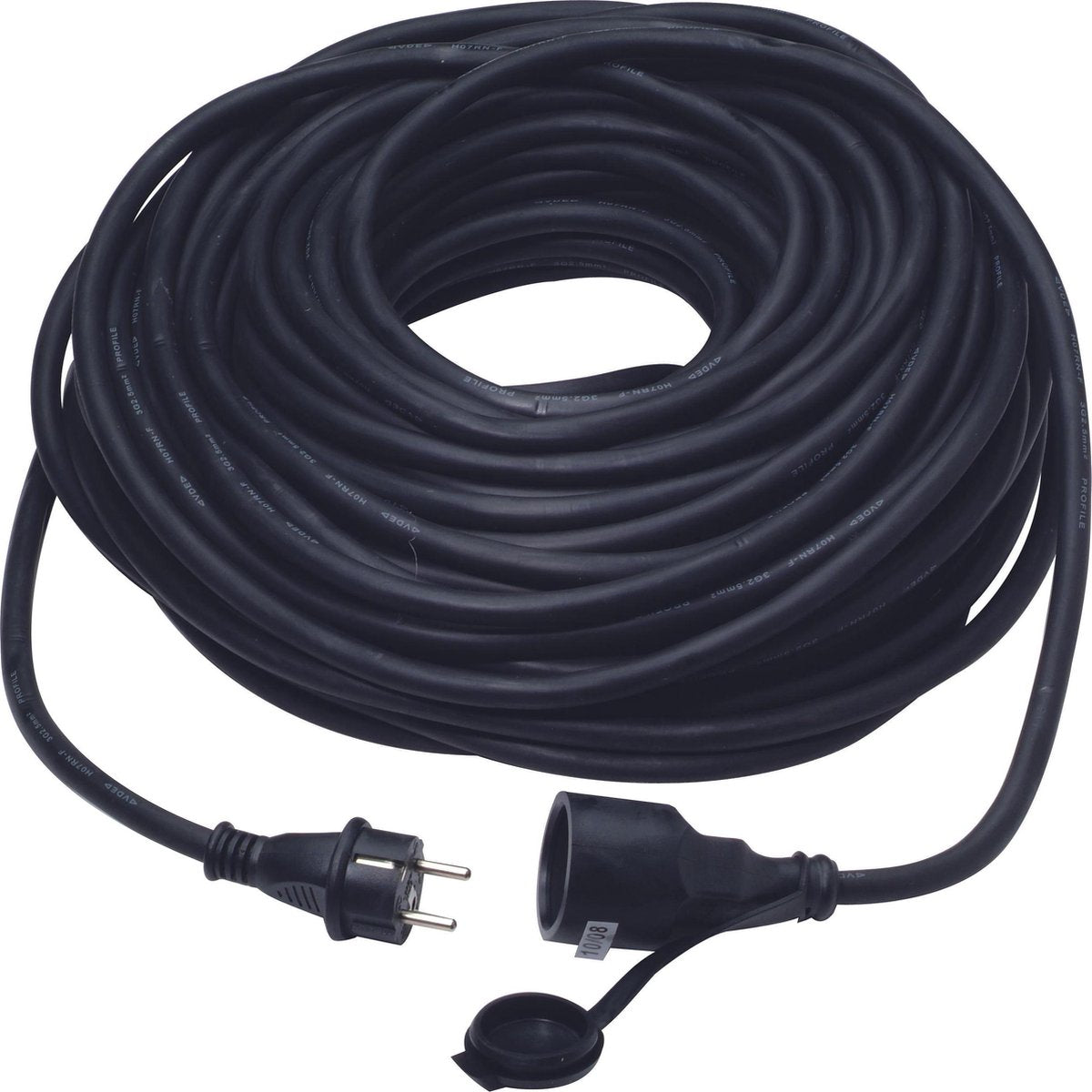 Profile Vesn-Verlängerungskabel – 40 Meter – 3 x 2,5 mm² Neopren – Erdungsstift