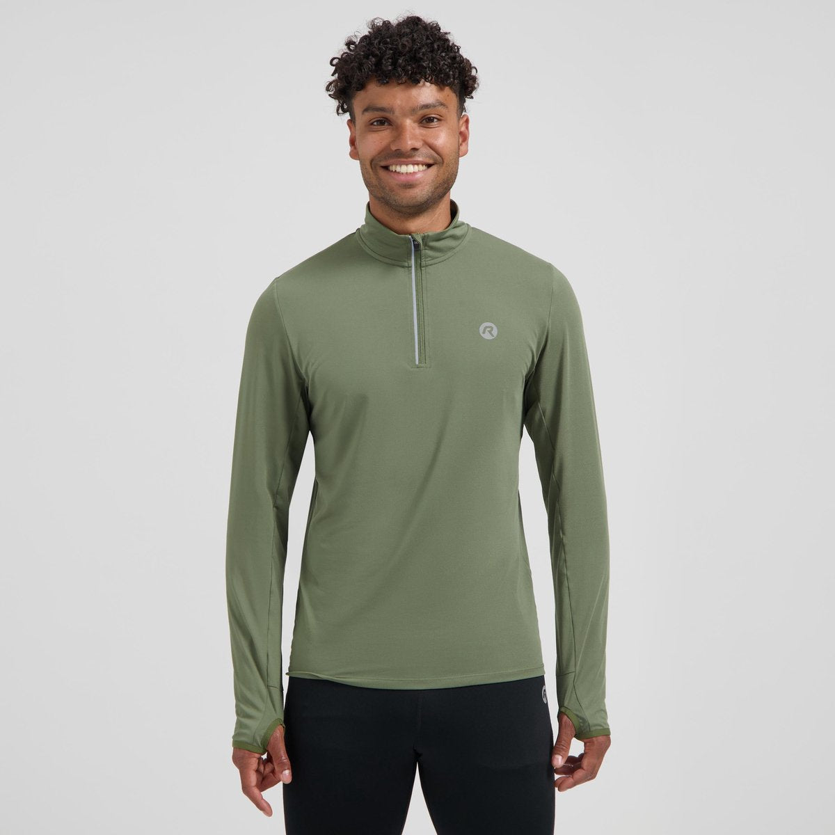 Rogelli core hardloopshirt heren - lange mouwen - groen - xxl
