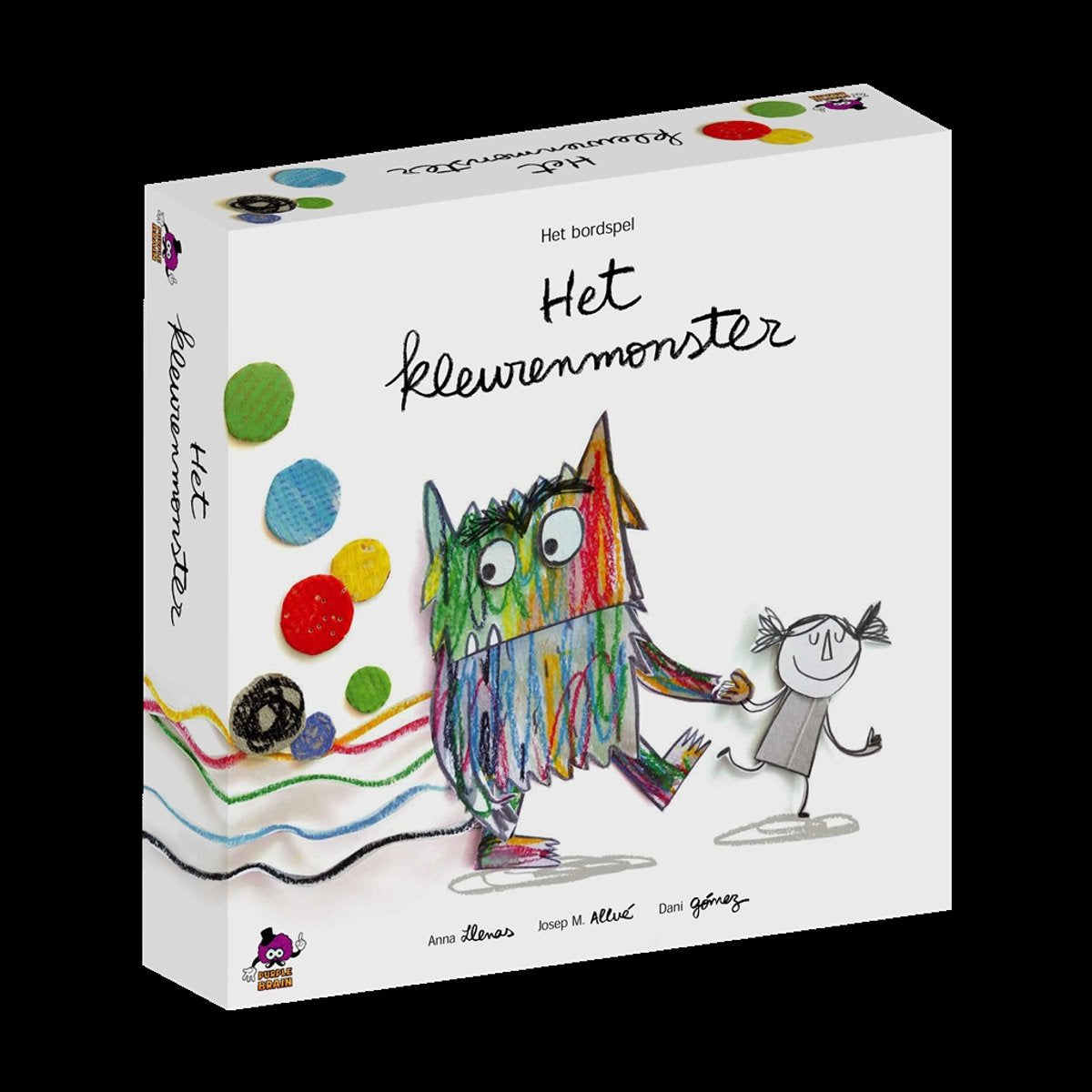 Lila Gehirn, das Farbmonster – Brettspiel