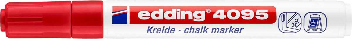 Edding Kreidemarker 4095 rund 2 - 3 mm auf Wasserbasis rot