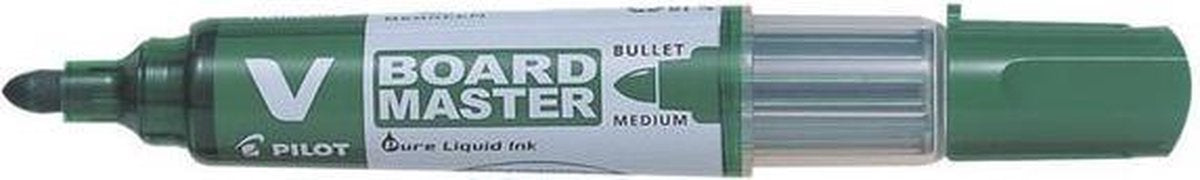 Pilot Marker Stift Filzstift v Board Master Whiteboard wiederaufladbar grün (10 Stück)