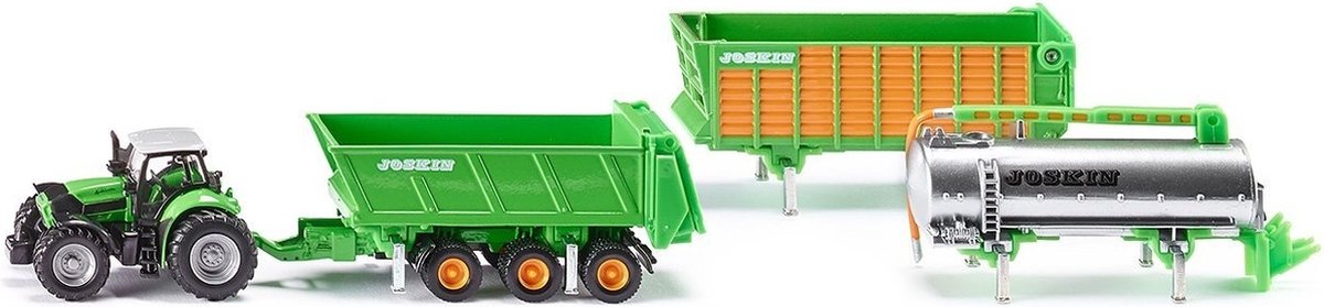 Siku 1848 Traktor Deutz mit Joskin-Set
