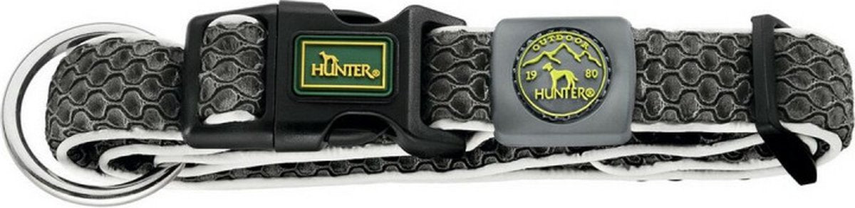 Hunter Hundehalsband Hilo Vario Plus Anthrazit 40-60 cm