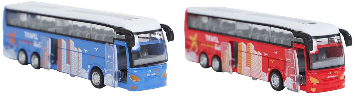2-Spiele-Bus aus Druckguss, 12,5 cm