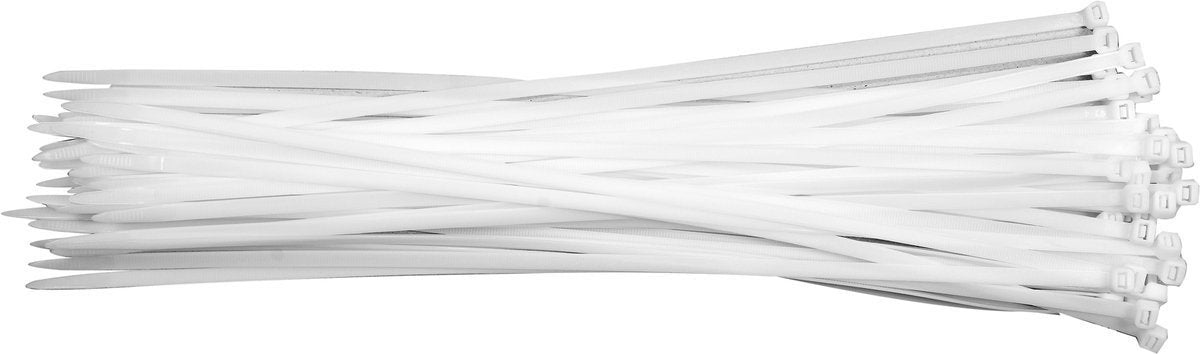 Yato - plastic kabelbinders - 760x12,6 mm - wit - 50 stuks