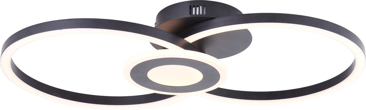 Brilliant Bray – Deckenleuchte – LED 24 W – 3000 K – Schwarz