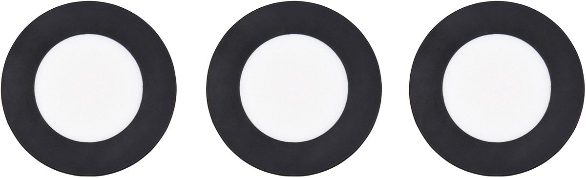 Trio Himal - Einbaustrahler - Schwarz - inkl. 3x SMD 3,5 W - Deckenmontage - Helligkeit einstellbar - Dip-Schalter