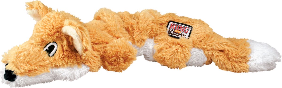 Kong Scrunch Mace Fox S – Kauspielzeug – mehrfarbig