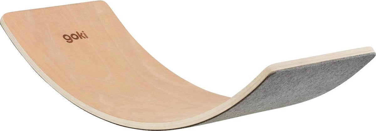 Goki Holzausgleichsbrettwelle mit Filz, 82 cm