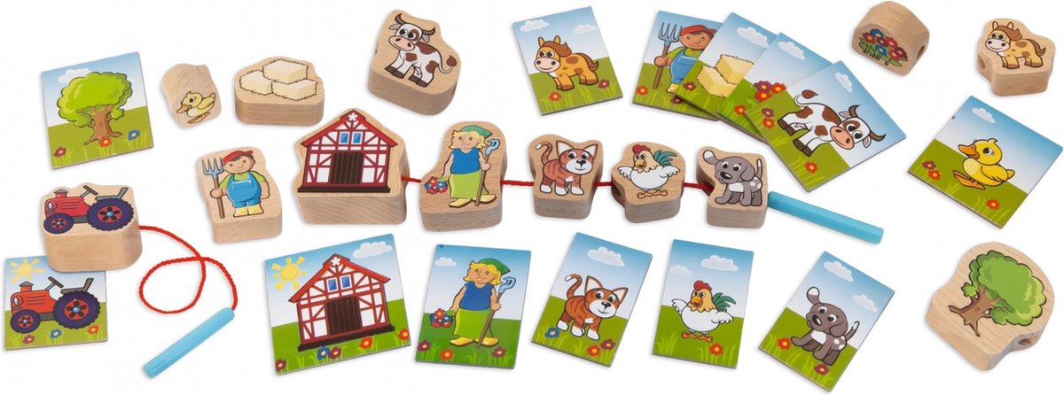 Janod Holzsaitenspiel 13-tlg.