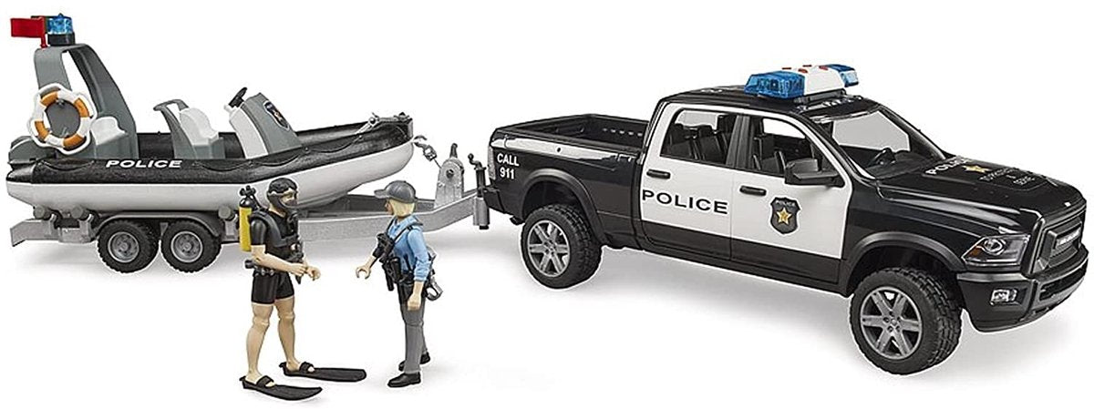 Bruder Auto Dodge Ram Police Light und Sound