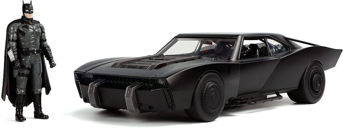 Jada Toys Batman 2022 1 18 Hollywood Rides Batmobil – Sammlerstück – mit Batman-Figur