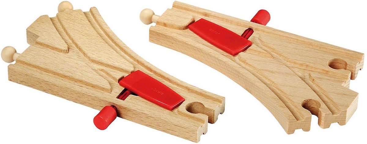 Mechanische Gleisweichen von Brio – Zugweiche zur Erweiterung – 33344