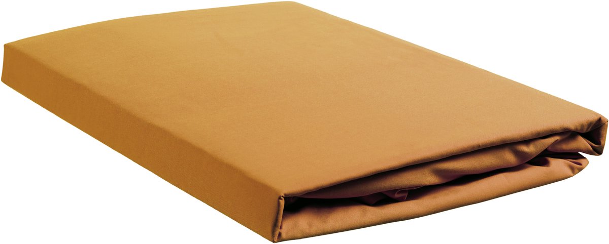 Ambiante katoen - topper hoeslaken - 180x220 - oker