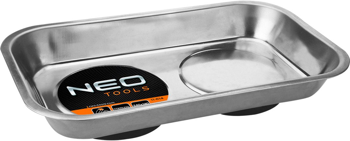 Neo Tools Magnettablett 245 x 145 mm, Ferritmaterial, verchromt